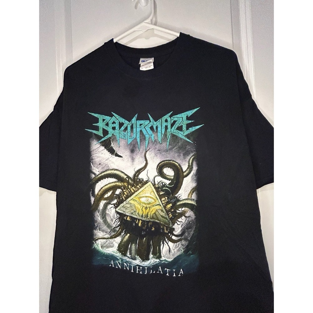 Vintage Y2k Razormaze Annahilatia Music Band T-Shirt